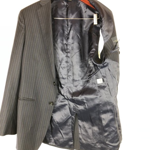 Banana Republic Navy Pinstripe Blazer - Picture 6 of 8
